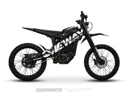 ONEWAY BLACK WHITE Talaria Sting MX5 PRO Graphics kit