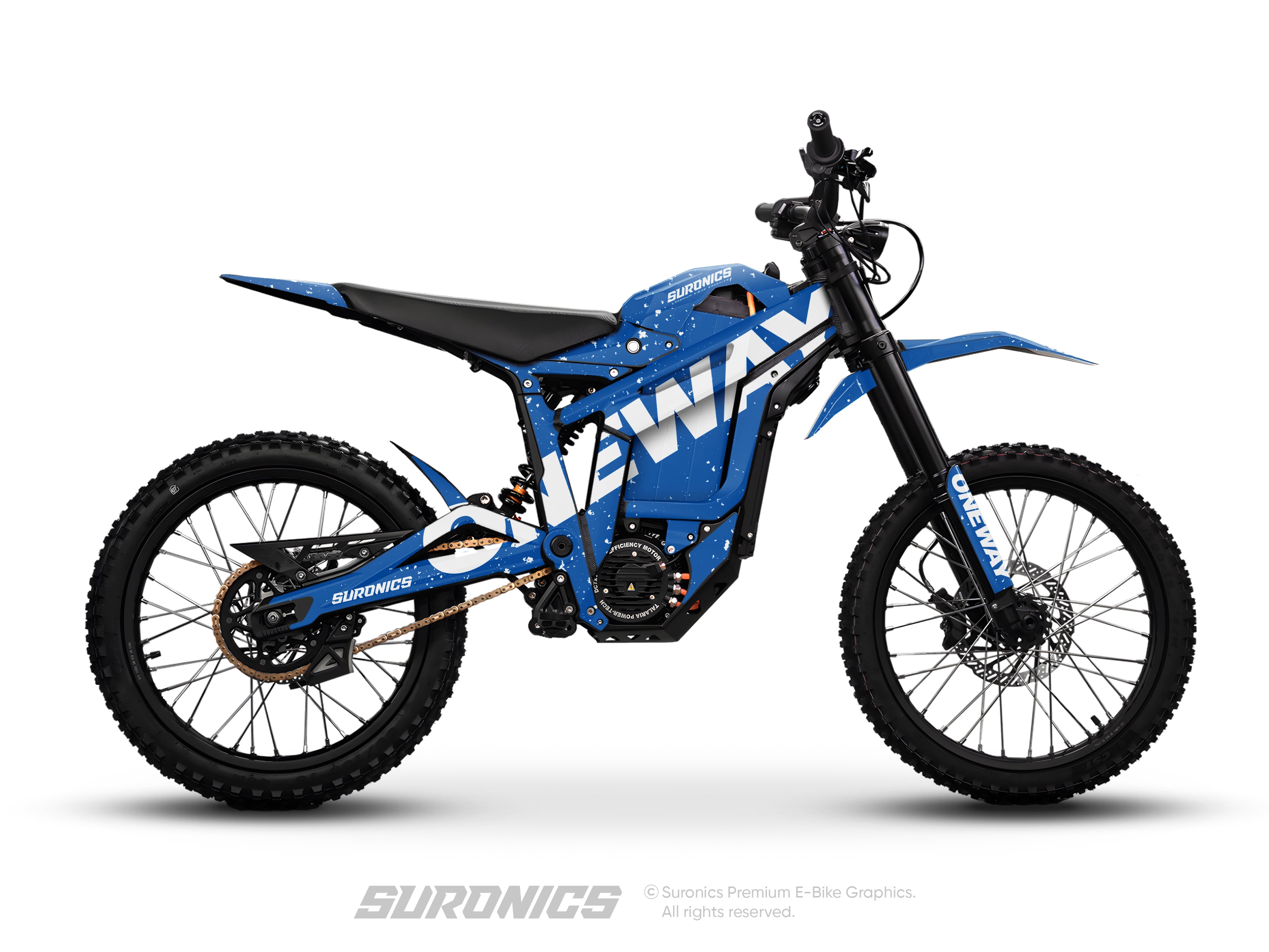 ONEWAY BLUE WHITE Talaria Sting MX5 PRO Graphics kit