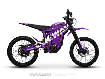 ONEWAY PURPLE WHITE Talaria Sting MX5 PRO Graphics kit