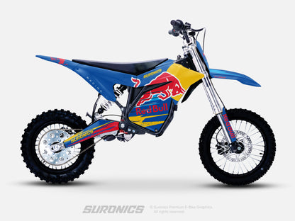 ORIGINAL BULL BLUE ETM RTR Graphics kit