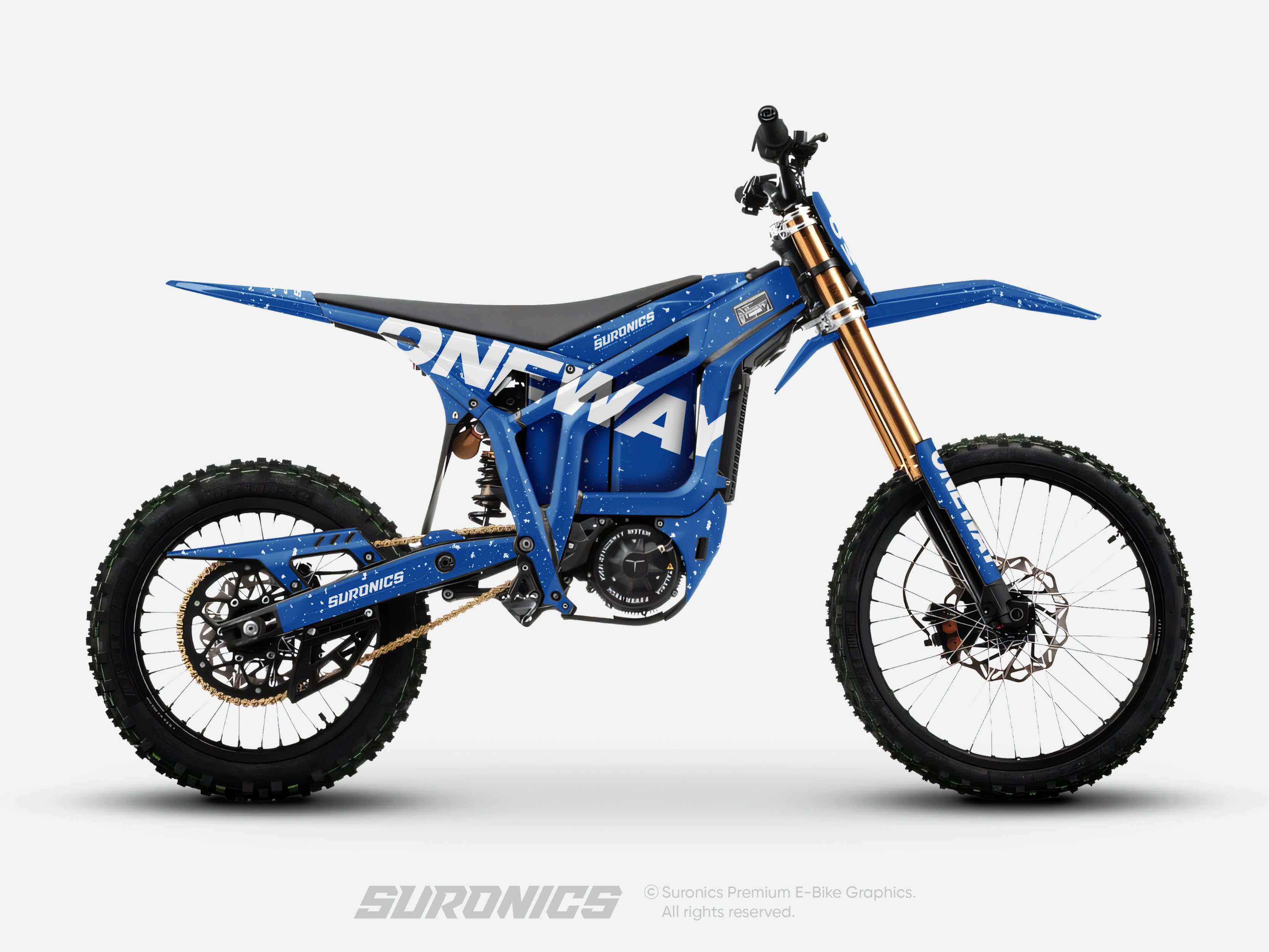 ONEWAY BLUE WHITE Talaria Komodo Graphics kit