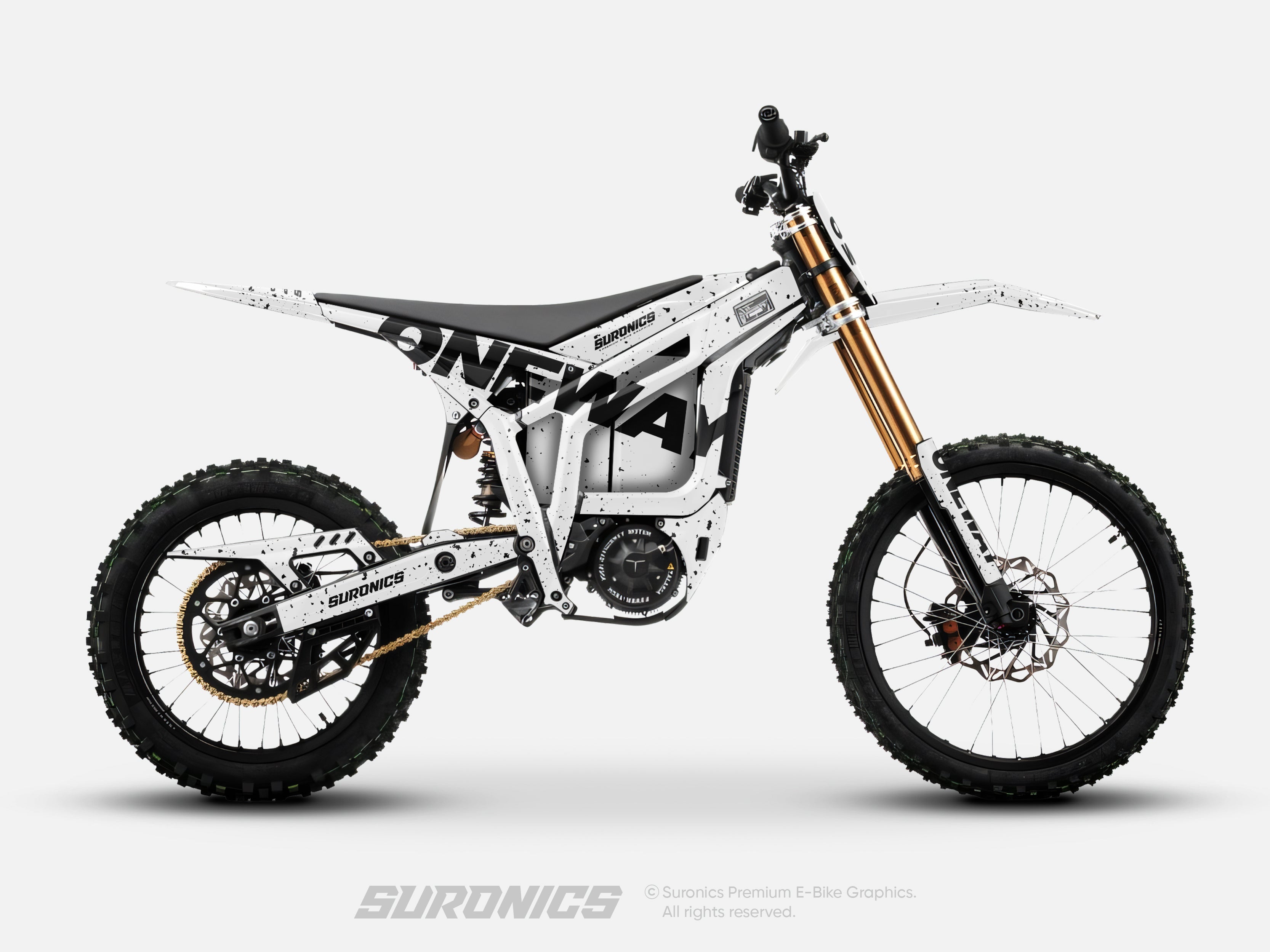 ONEWAY WHITE BLACK Talaria Komodo Graphics kit