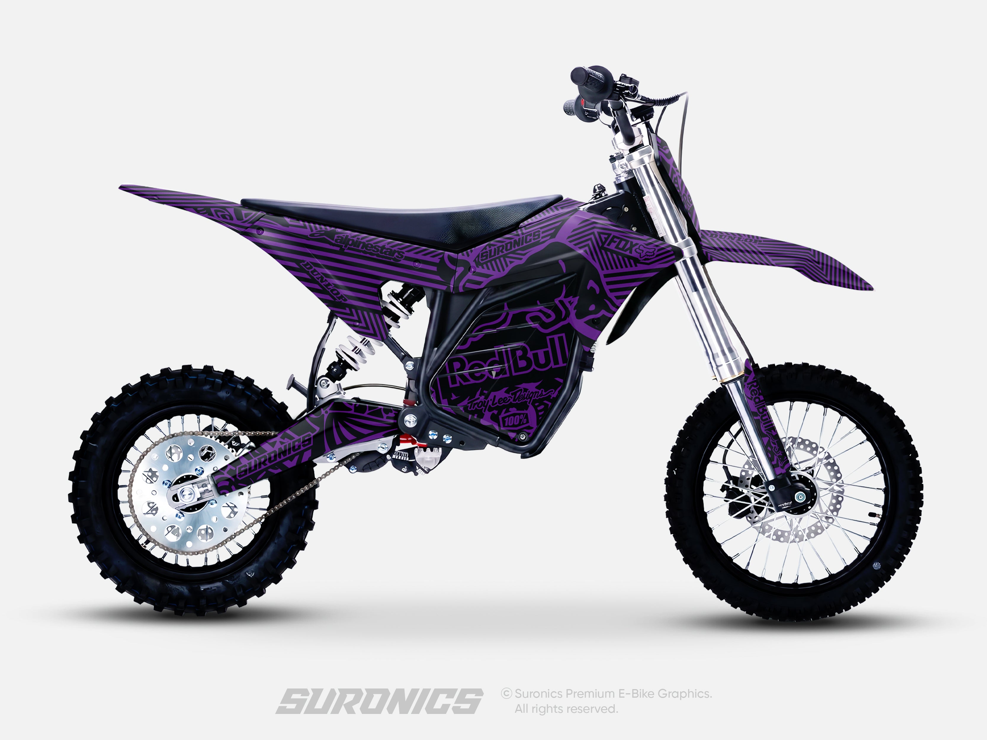 RACE ART BLACK PURPLE ETM RTR Graphics kit