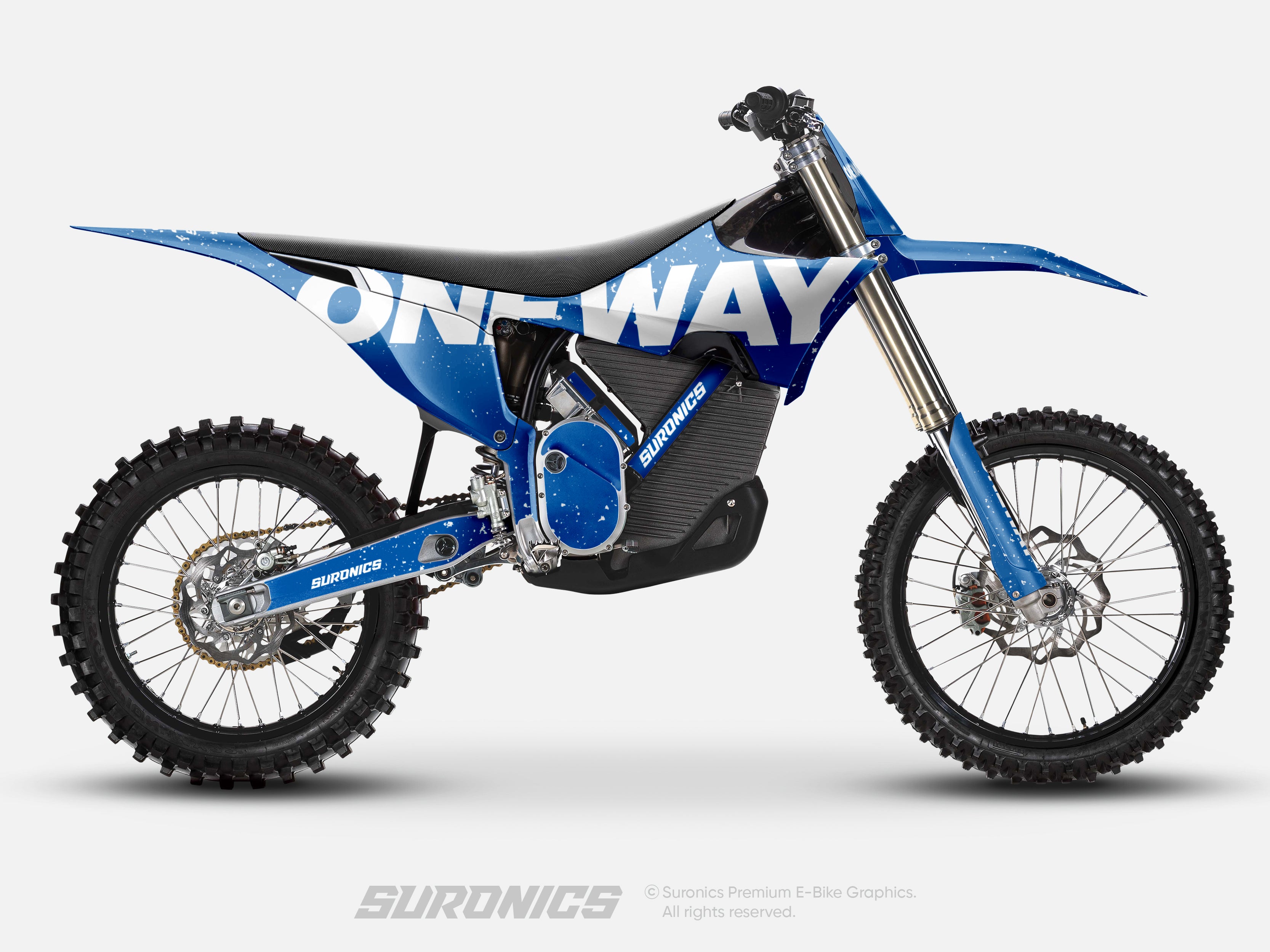 ONEWAY BLUE WHITE Stark Varg Graphics kit