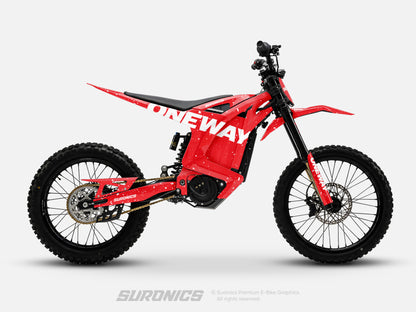 ONEWAY RED WHITE Arctic Leopard XE Graphics kit