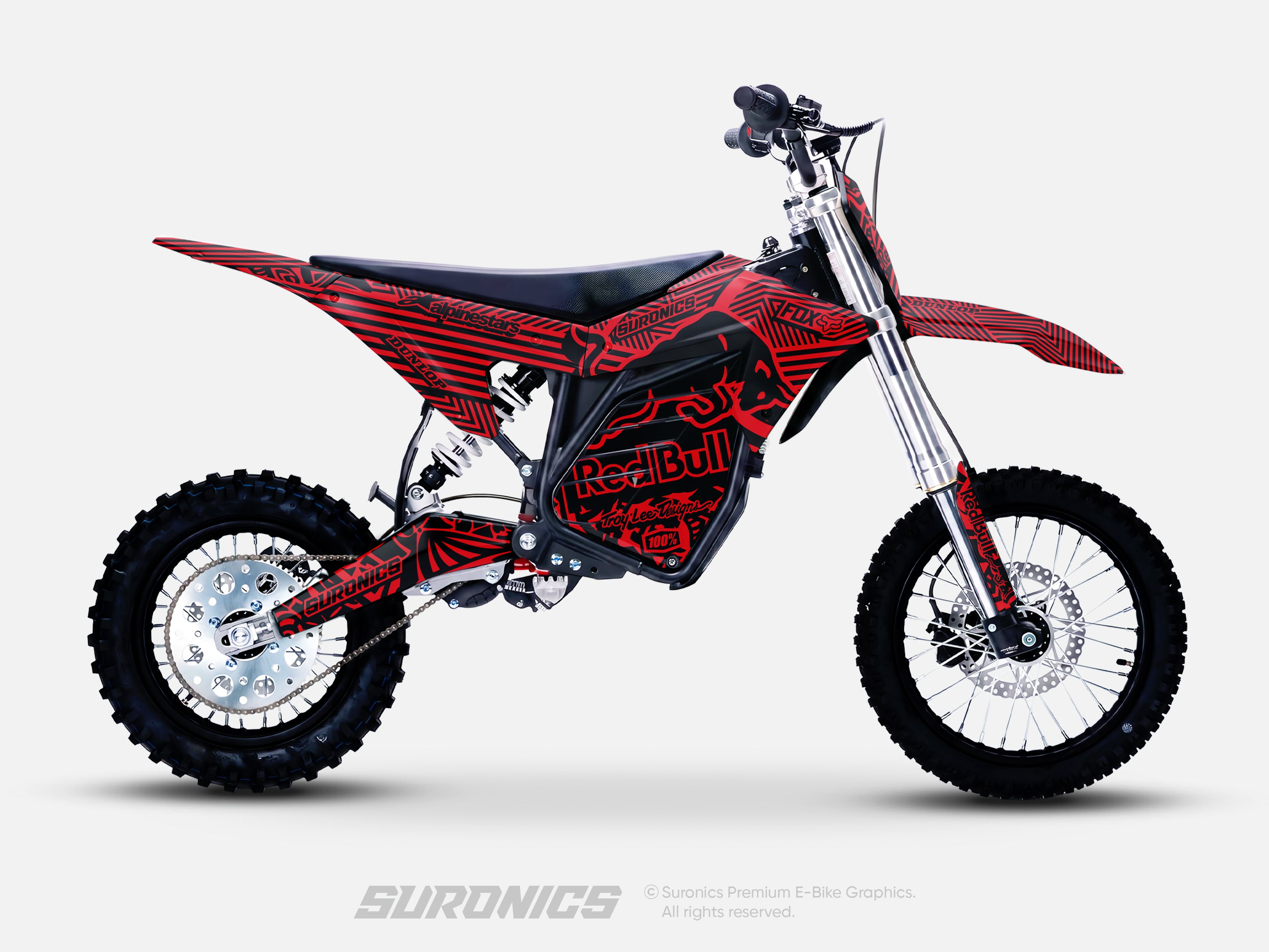 RACE ART BLACK RED ETM RTR Graphics kit