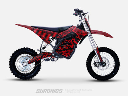 RACE ART BLACK RED ETM RTR Graphics kit