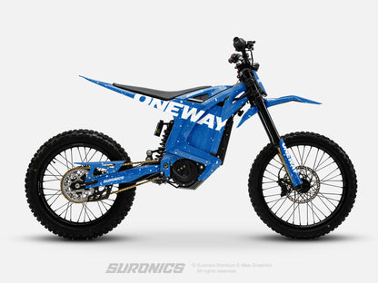 ONEWAY BLUE WHITE Arctic Leopard XE Graphics kit