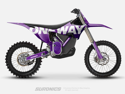 ONEWAY PURPLE WHITE Stark Varg Graphics kit