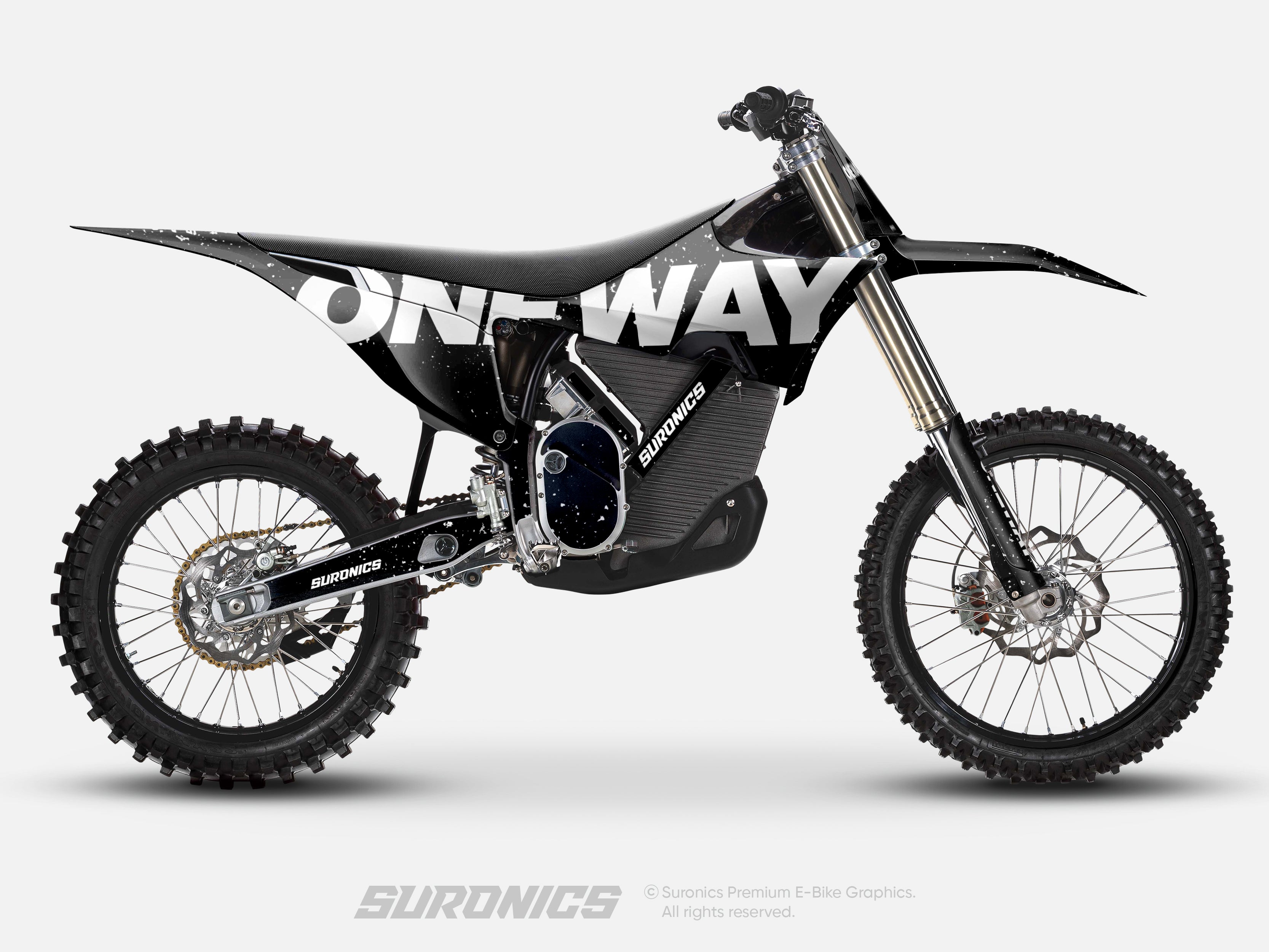 ONEWAY BLACK WHITE Stark Varg Graphics kit