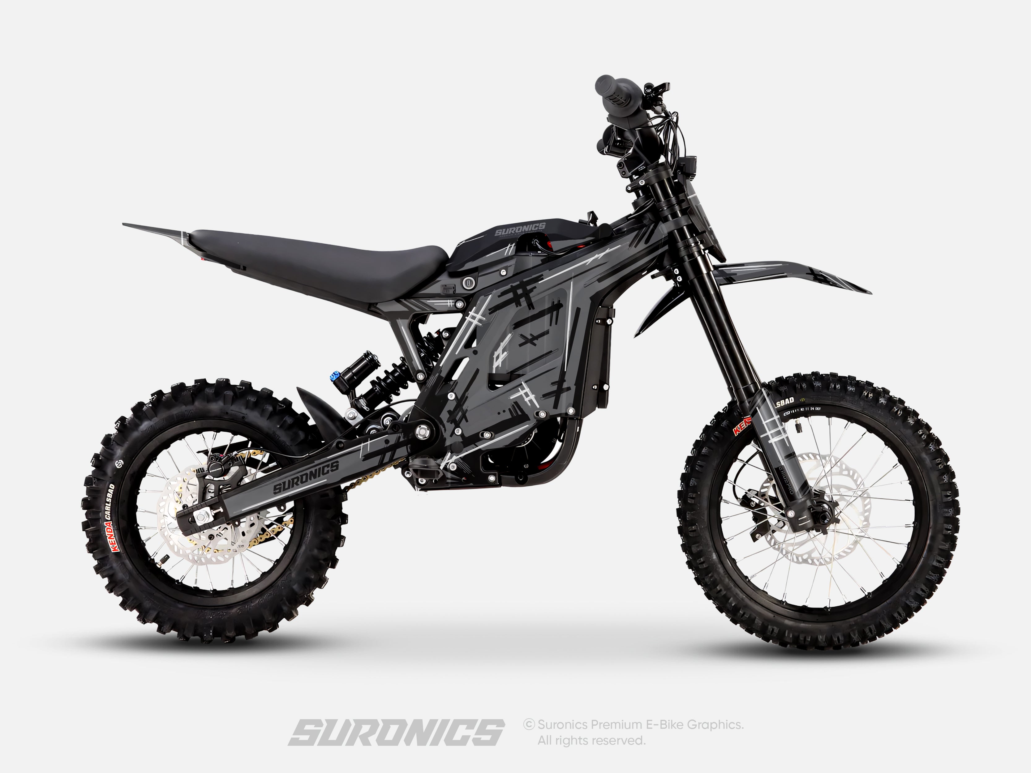 MARKER GREY Eride Pro Mini R Graphics kit