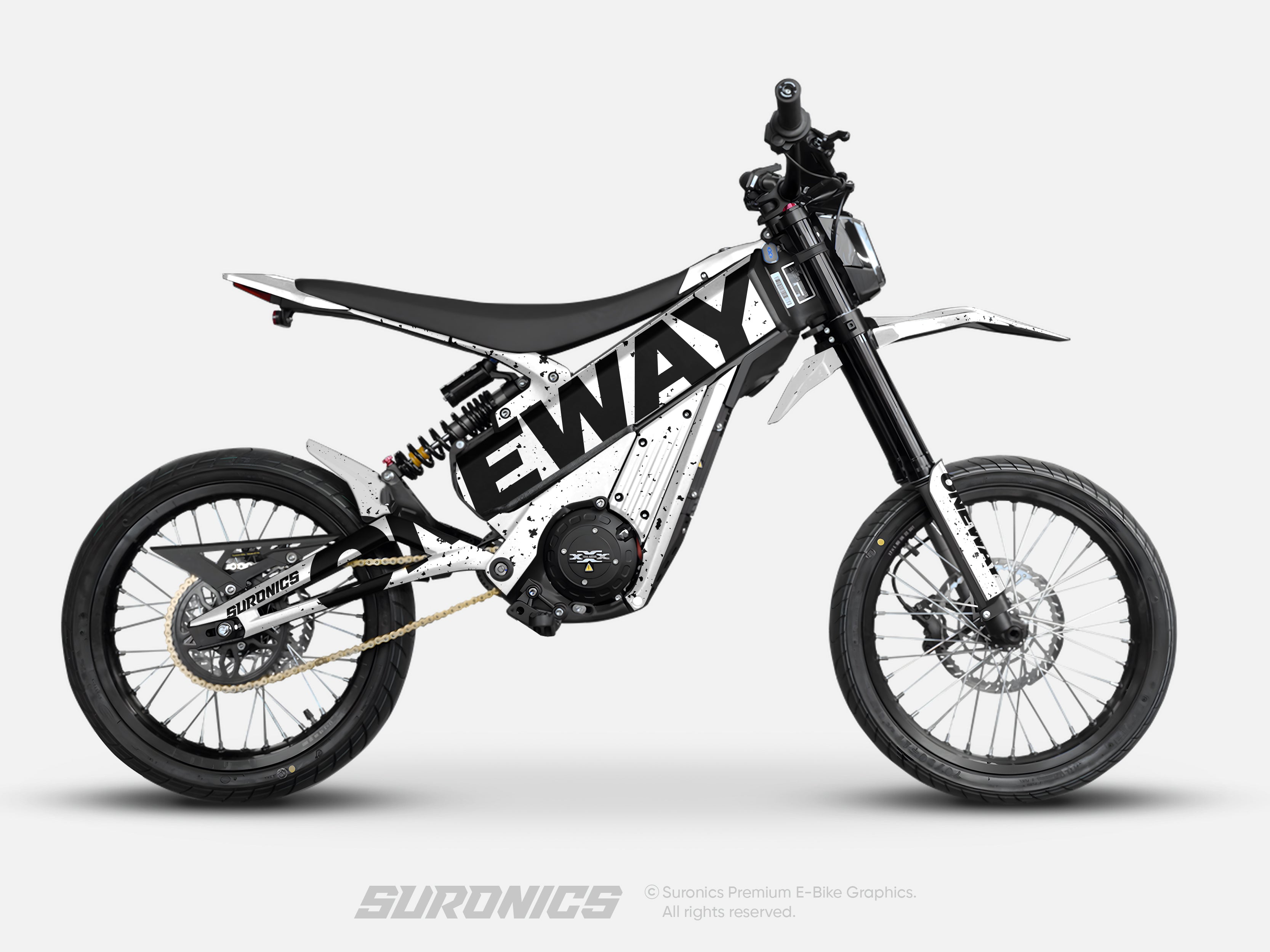 ONEWAY WHITE BLACK Talaria XXX Graphics kit