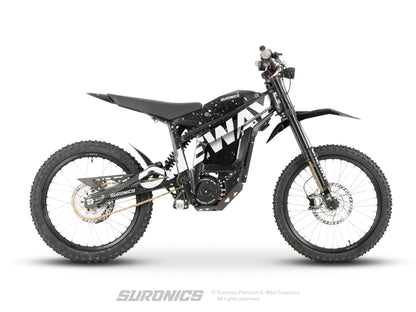 ONEWAY BLACK WHITE Talaria Sting MX3 MX4 Graphics kit