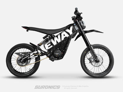ONEWAY BLACK WHITE Talaria XXX Graphics kit