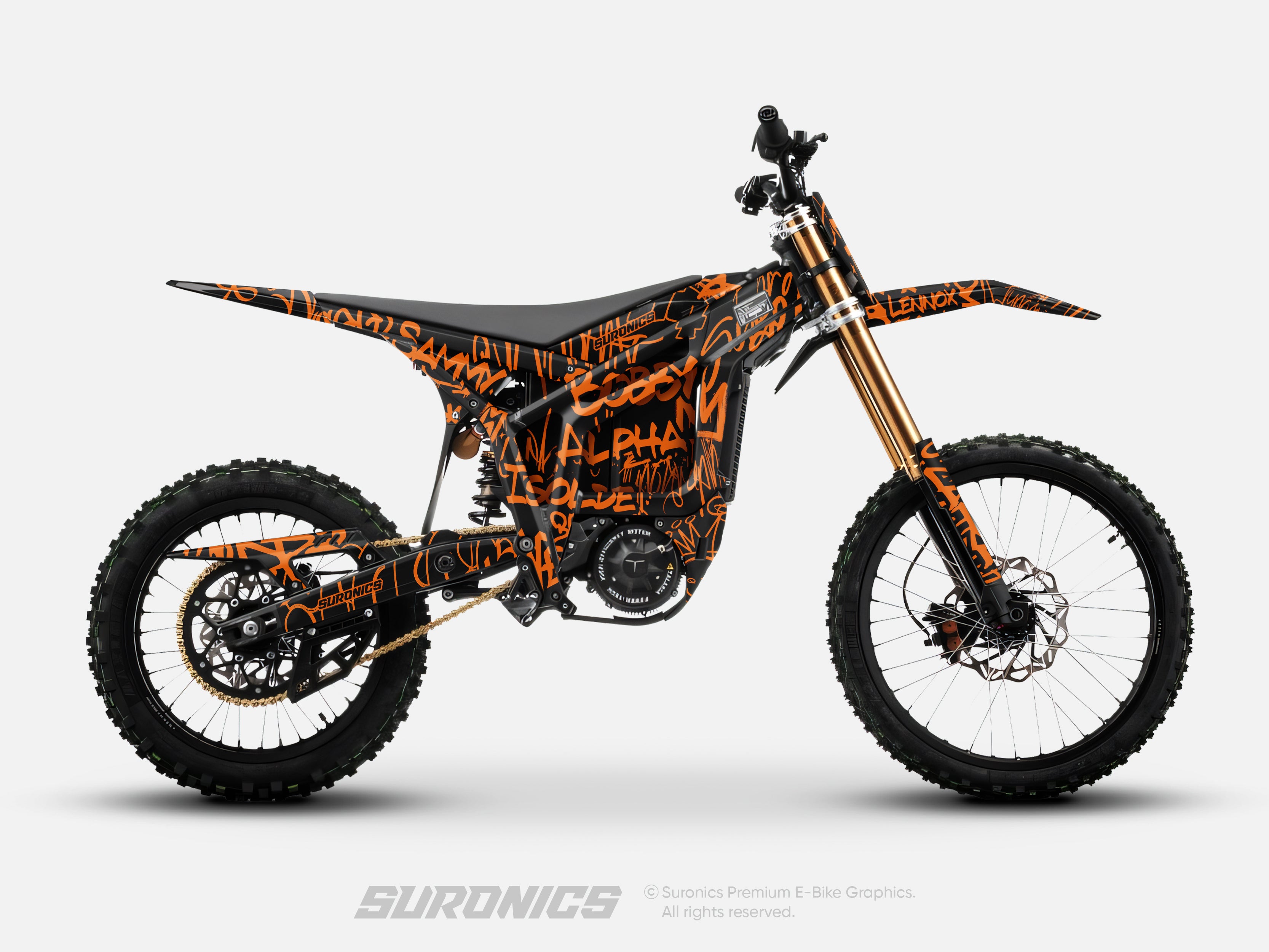 CUSTOM: READY2RIDE ORANGE Talaria Komodo Graphics kit