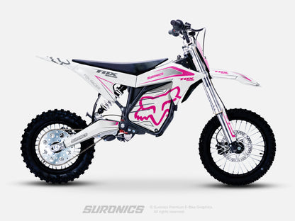 FOX RACER WHITE MAGENTA ETM RTR Graphics kit