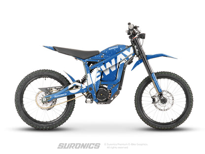 ONEWAY BLUE WHITE Talaria Sting MX3 MX4 Graphics kit
