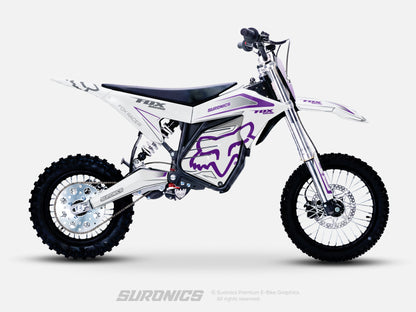 FOX RACER WHITE PURPLE ETM RTR Graphics kit