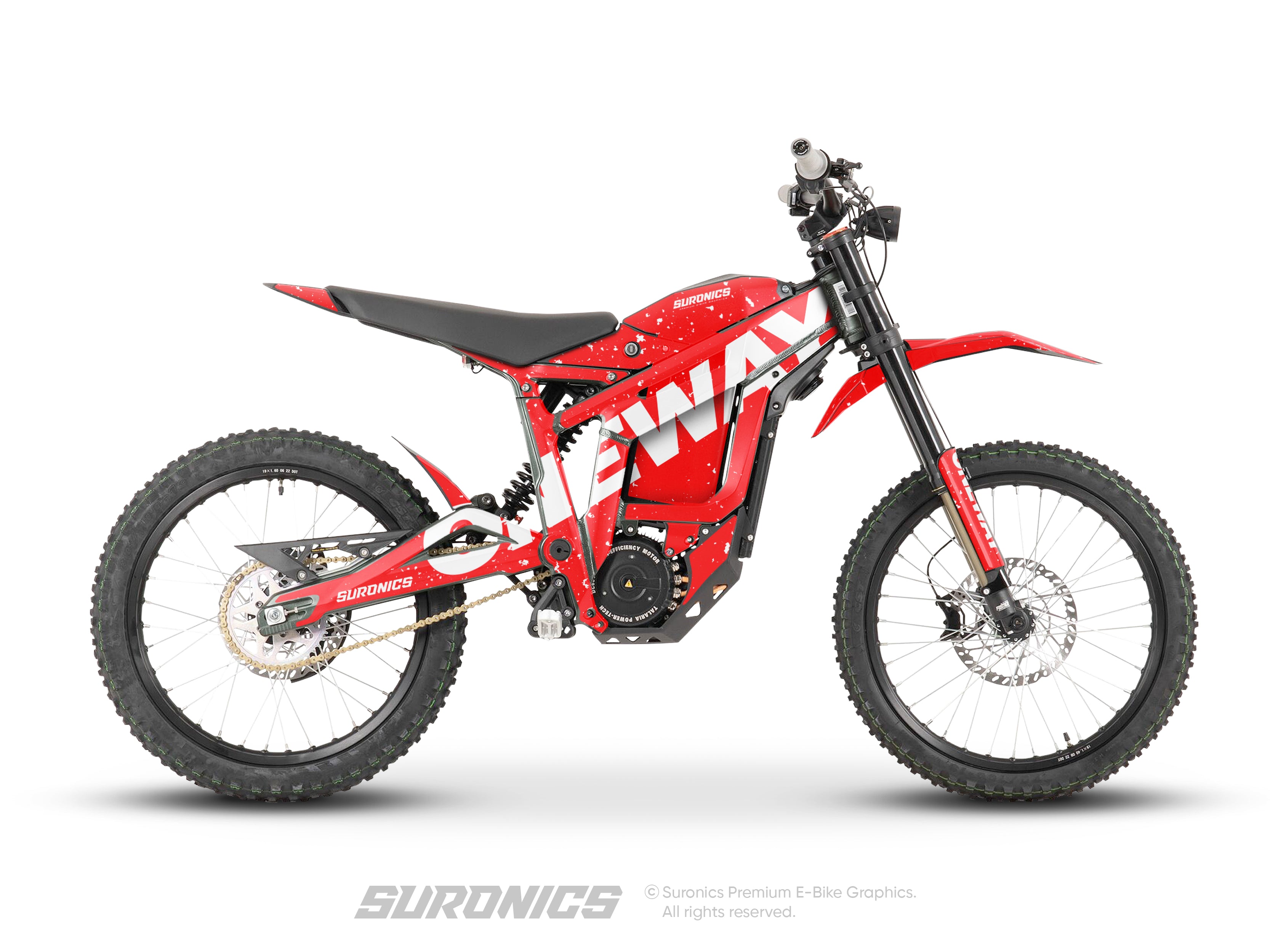 ONEWAY RED WHITE Talaria Sting MX3 MX4 Graphics kit