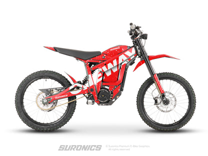 ONEWAY RED WHITE Talaria Sting MX3 MX4 Graphics kit