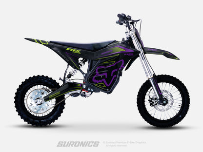 FOX RACER BLACK PURPLE ETM RTR Graphics kit