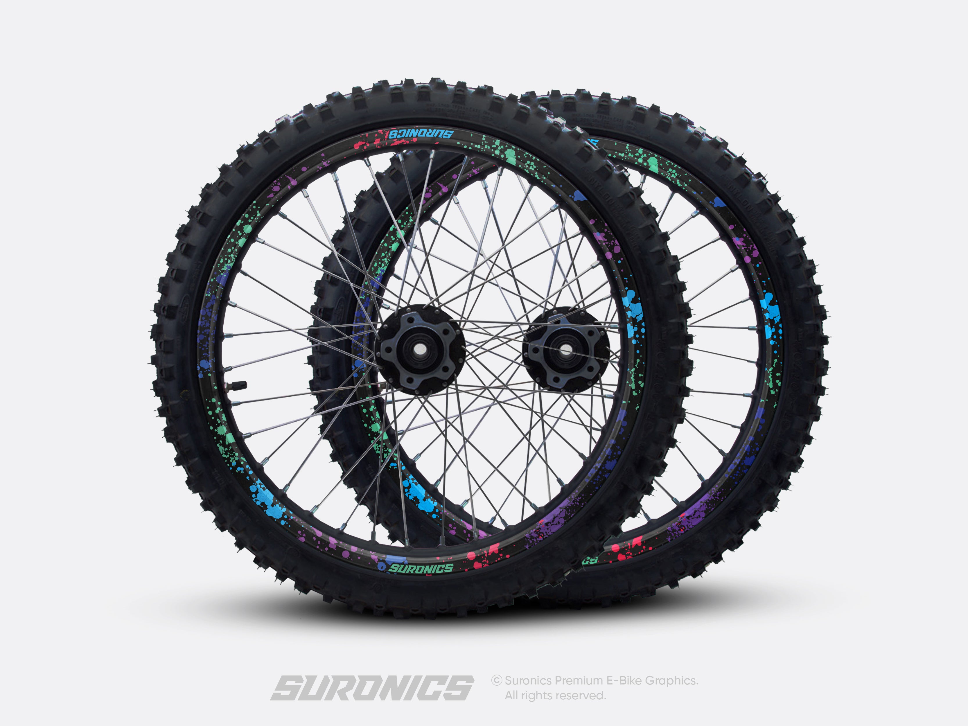 SPLATTER MULTICOLOR 79Bike Falcon PRO / GT / M Graphics kit