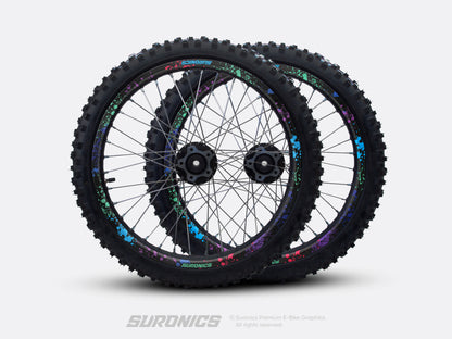 SPLATTER MULTICOLOR 79Bike Falcon PRO / GT / M Graphics kit