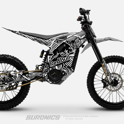RACE ART BLACK WHITE Arctic Leopard XE Graphics kit