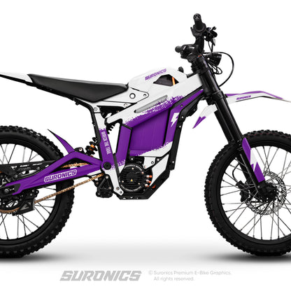 HALF WHITE PURPLE Talaria Sting MX5 PRO Graphics kit