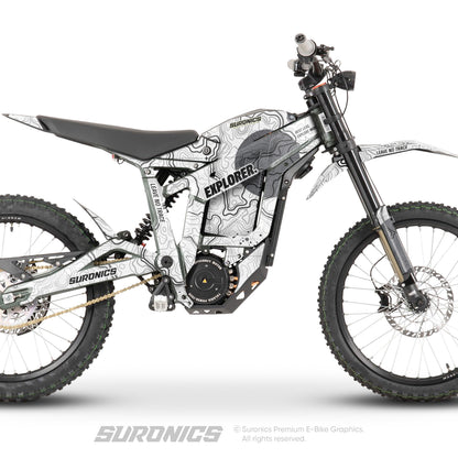 EXPLORER WHITE GREY Talaria Sting MX3 MX4 Graphics kit