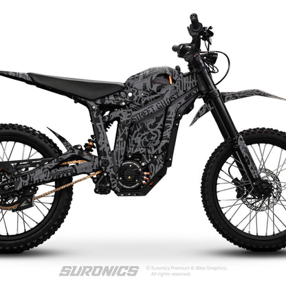 STREET GHOST BLACK GREY Talaria Sting MX5 PRO Graphics kit