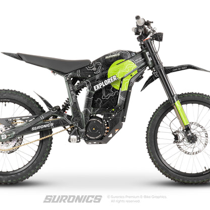 EXPLORER BLACK GREEN Talaria Sting MX3 MX4 Graphics kit