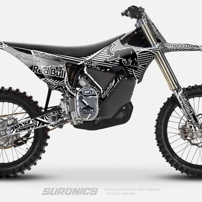 RACE ART BLACK WHITE Stark Varg Graphics kit