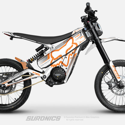 FOX RACER WHITE ORANGE Talaria XXX Graphics kit