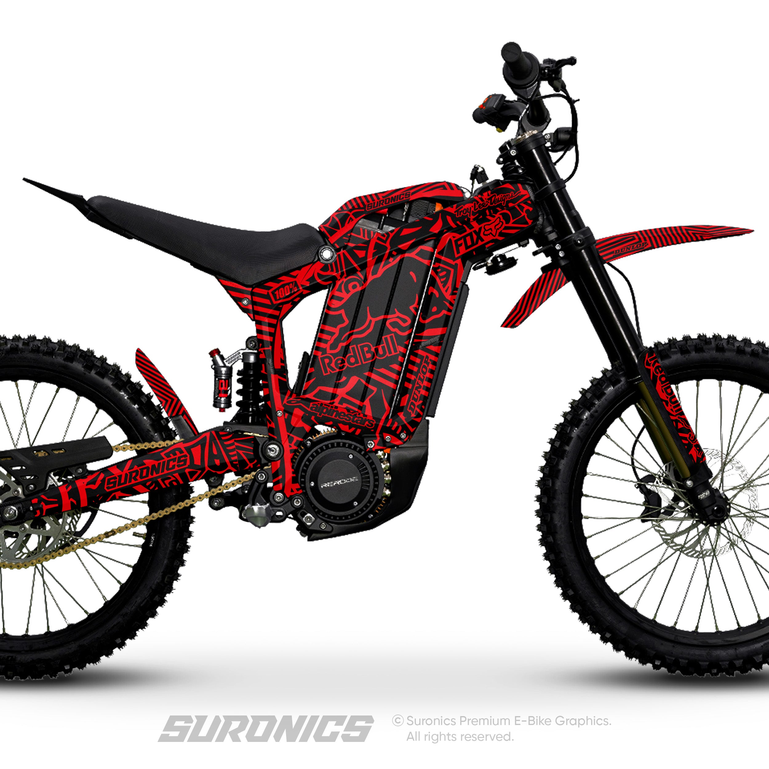 RACE ART BLACK RED Rerode R1 Graphics kit