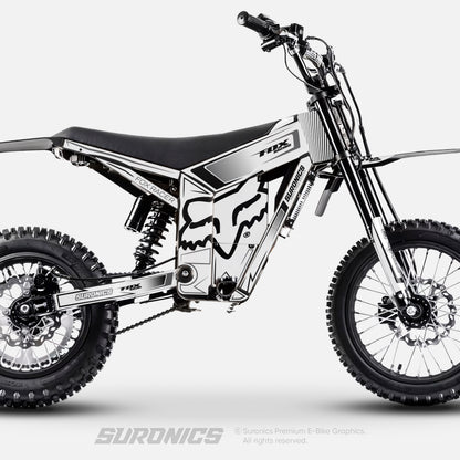 FOX RACER White Black Tuttio Soleil 01 Graphics kit