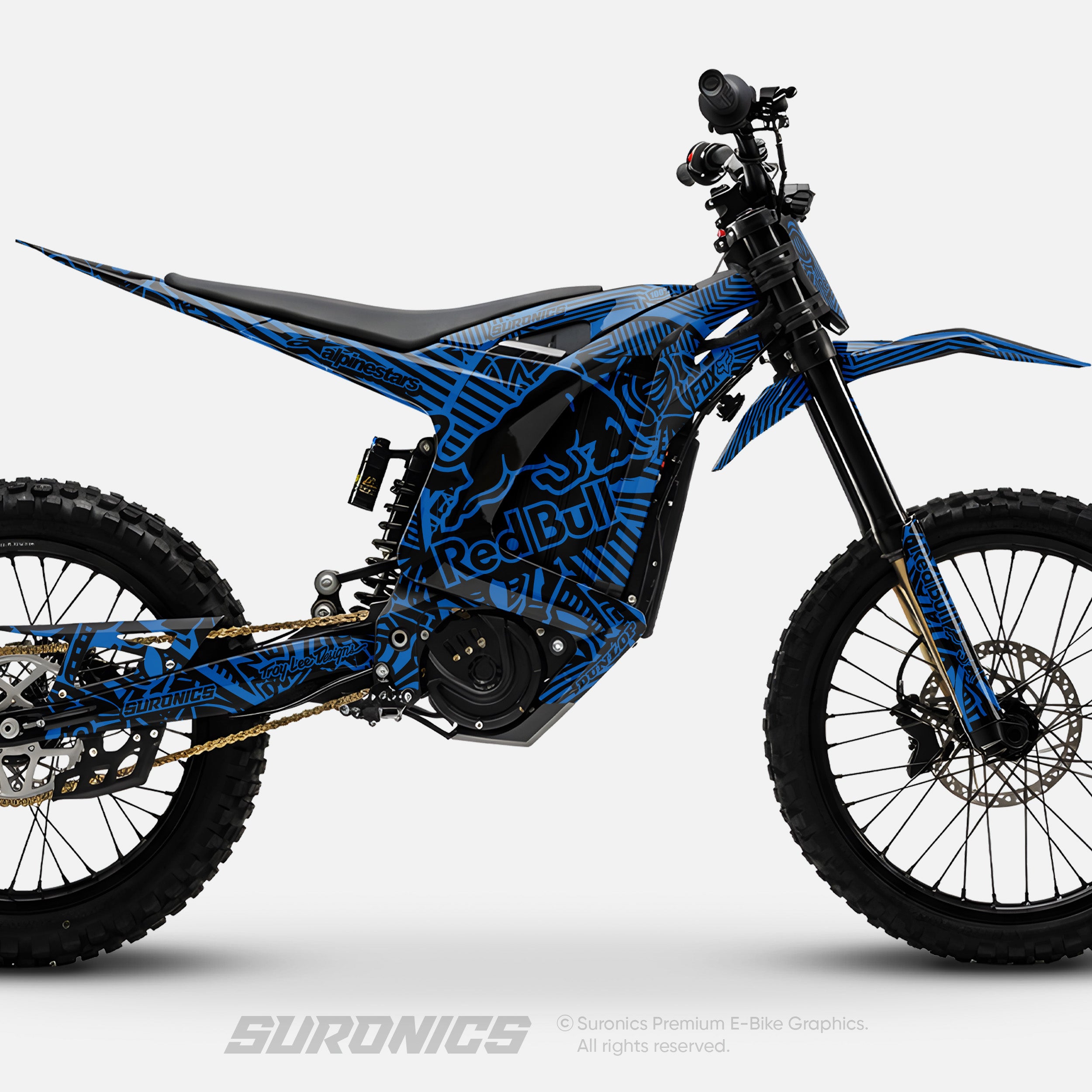 RACE ART BLACK BLUE Arctic Leopard XE Graphics kit