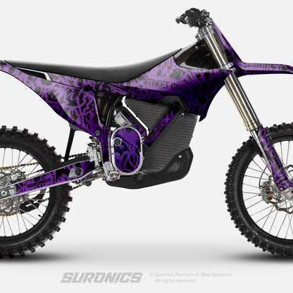 STREET GHOST BLACK PURPLE Stark Varg Graphics kit