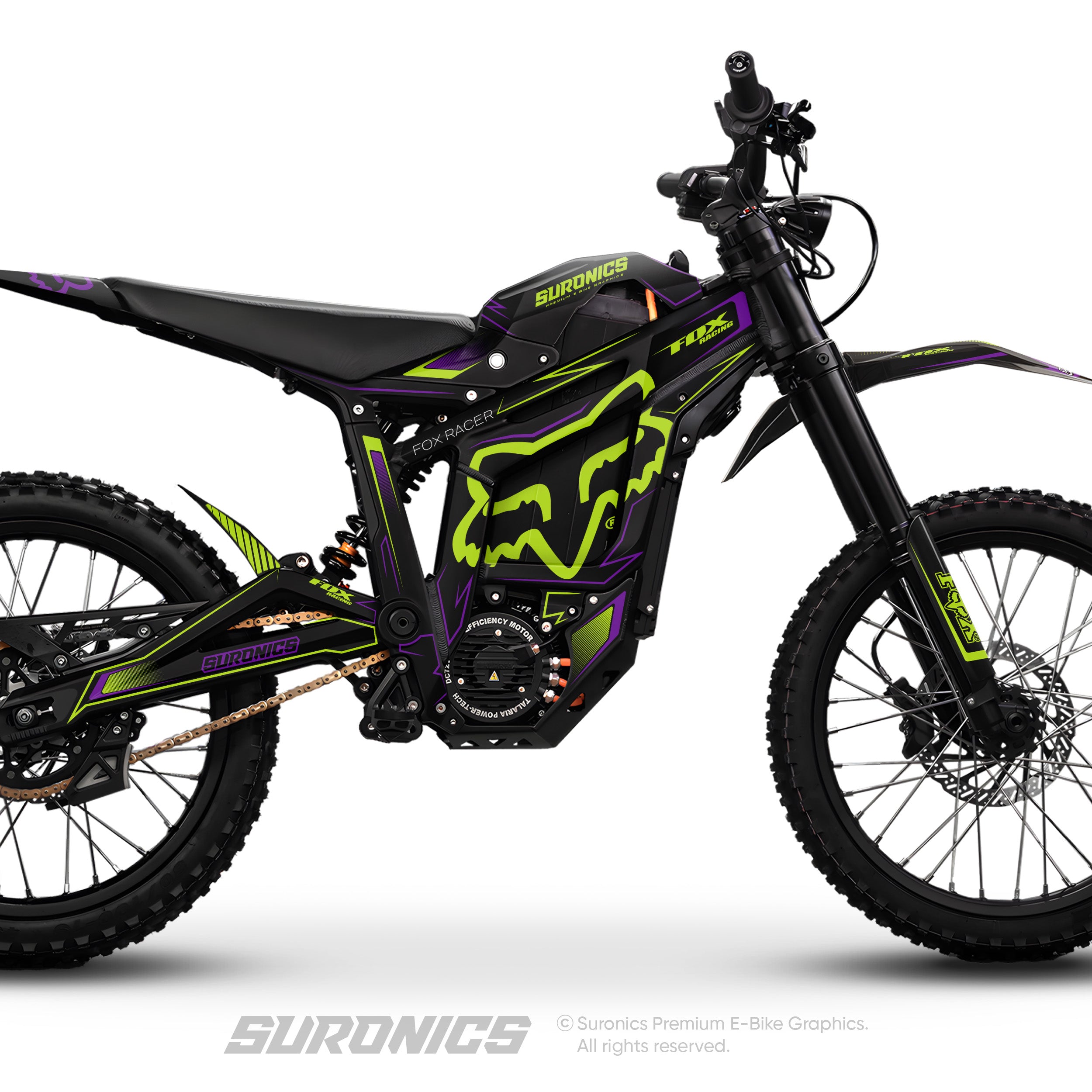 FOX RACER BLACK GREEN Talaria Sting MX5 PRO Graphics kit