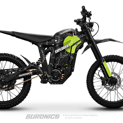 EXPLORER BLACK GREEN Talaria Sting MX5 PRO Graphics kit