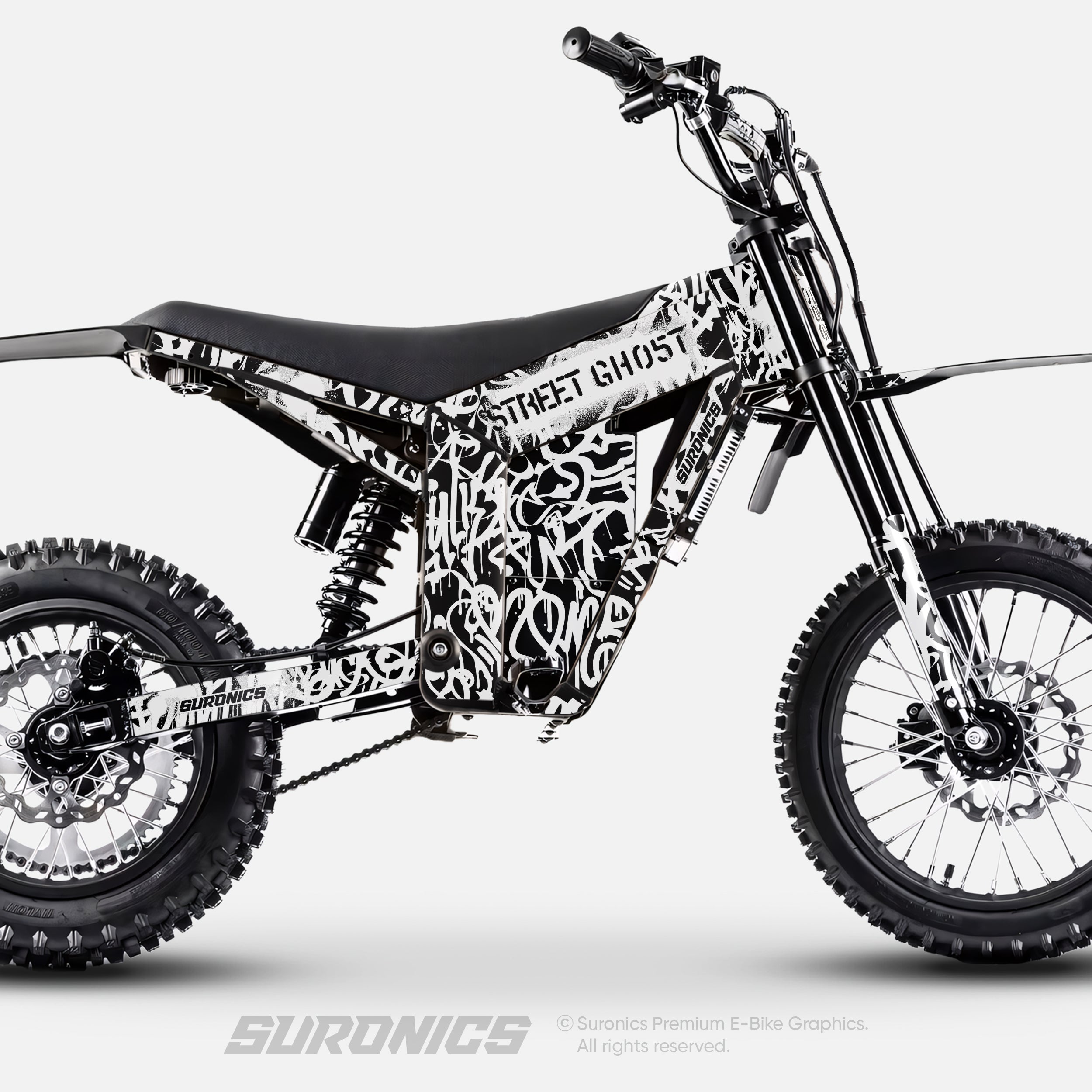 STREET GHOST BLACK WHITE Tuttio Soleil 01 Graphics kit