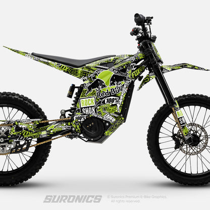STICKY BLACK GREEN Arctic Leopard XE Graphics kit