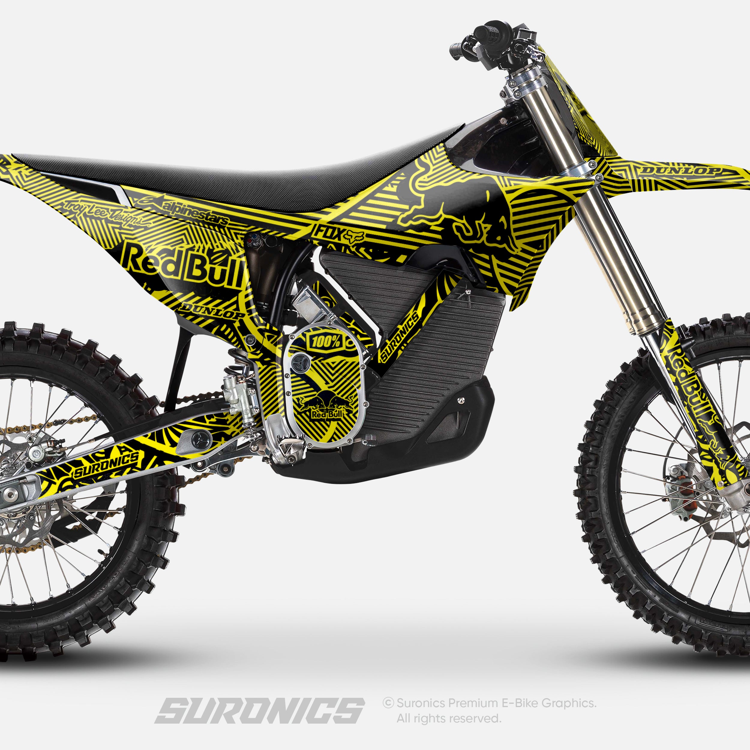 RACE ART BLACK YELLOW Stark Varg Graphics kit