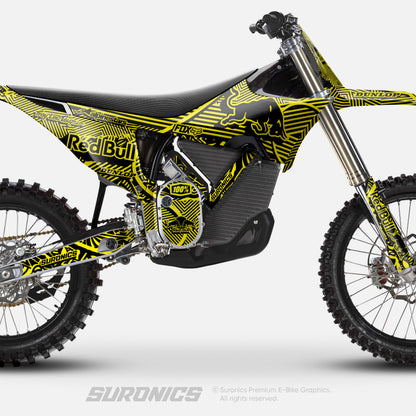 RACE ART BLACK YELLOW Stark Varg Graphics kit