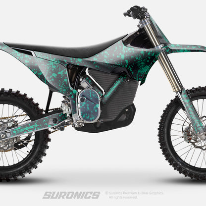 SPLATTER GREY MINT Stark Varg Graphics kit