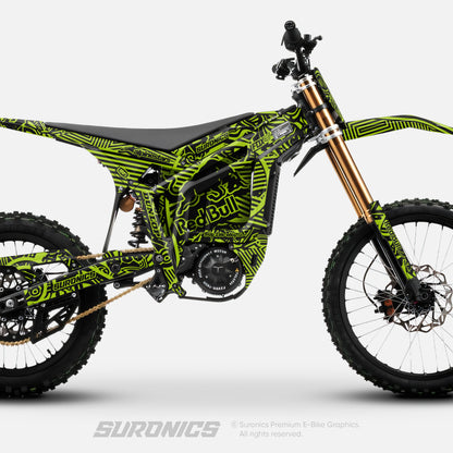 RACE ART BLACK GREEN Talaria Komodo Graphics kit