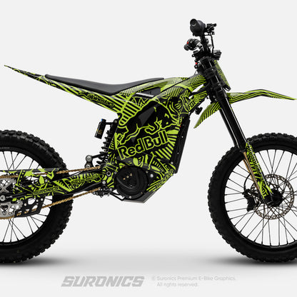 RACE ART BLACK GREEN Arctic Leopard XE Graphics kit