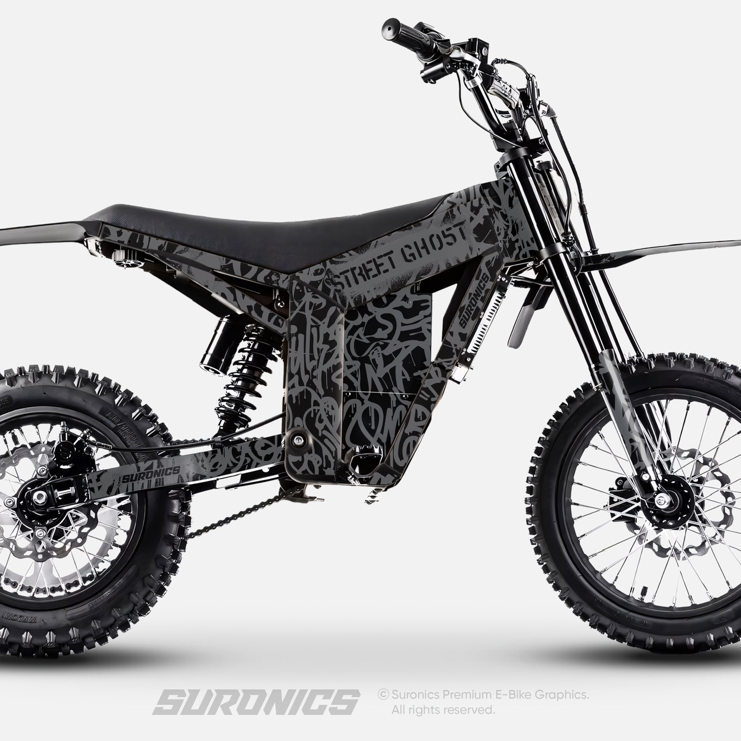 STREET GHOST BLACK GREY Tuttio Soleil 01 Graphics kit