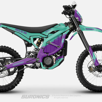 HALF MINT PURPLE Surron Ultra Bee Graphics kit