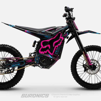 FOX RACER BLACK MAGENTA Arctic Leopard XE Graphics kit